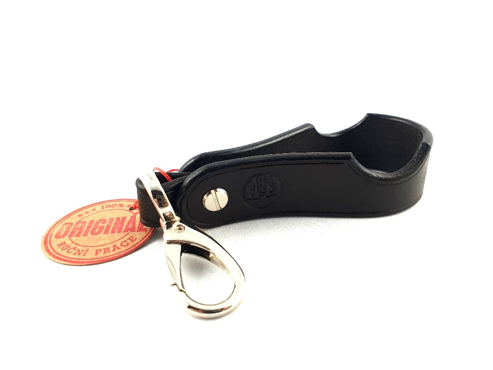 Stojánek na dýmku a doutník, menší - kůže 03m