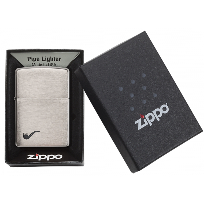 Dýmkový zapalovač ZIPPO, broušený chrom