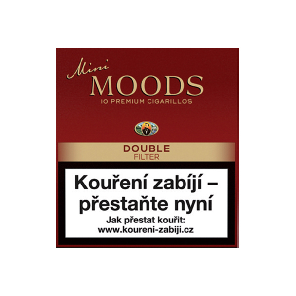 Doutníky Dannemann Moods Mini Double Filter, 10ks