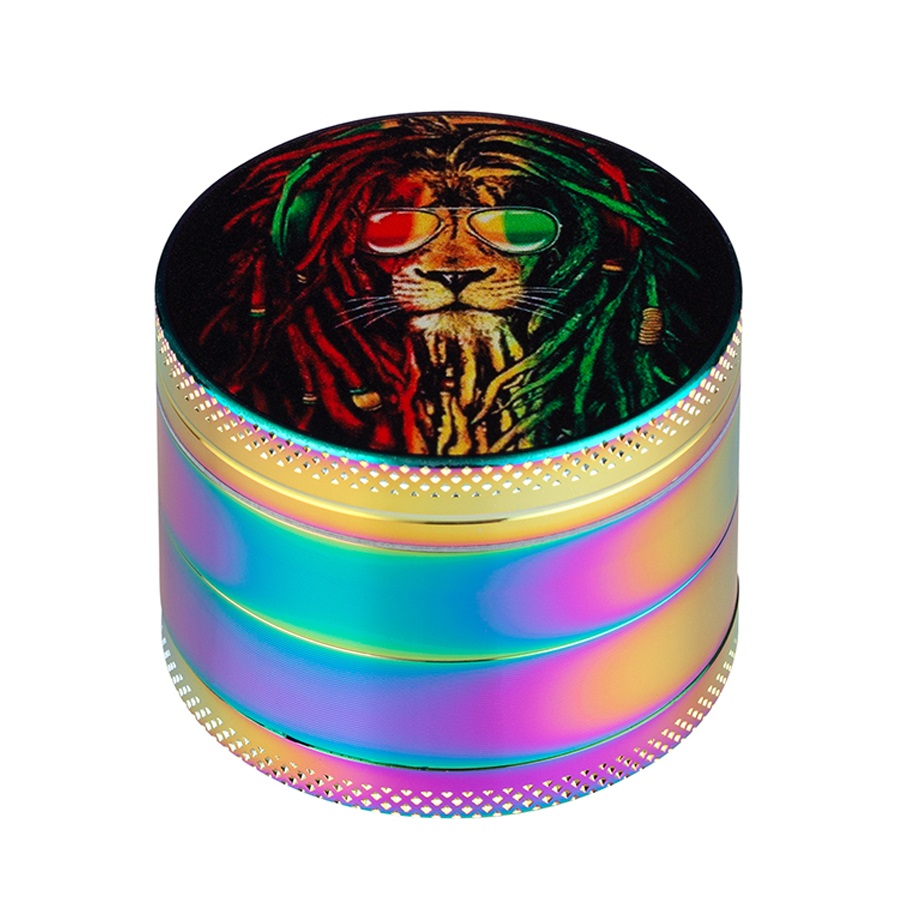 Drtič tabáku Rasta/Rainbow 4x zinek ∅5cm
