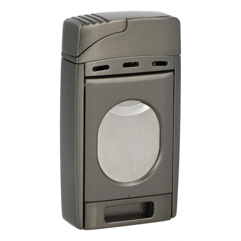 Doutníkový zapalovač Winjet Premium 2xjet, grey