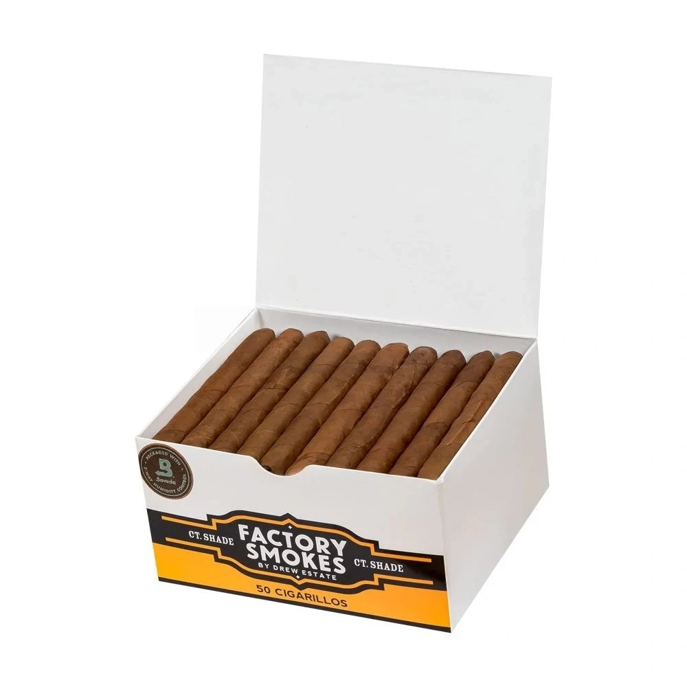 Doutníky Factory Smokes Shade Cigarillos, 50ks
