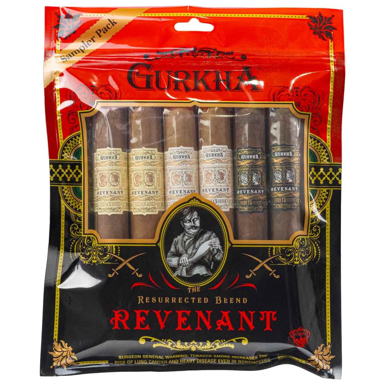 Doutníky Gurkha Revenant Toro Sampler Freshpack - 6ks