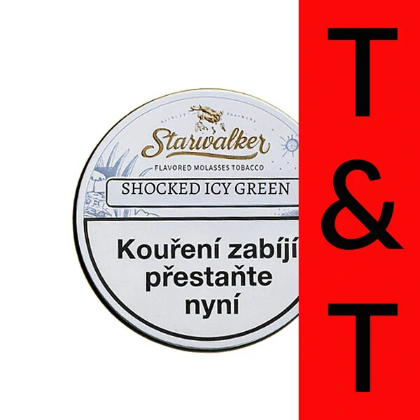Tabák Starwalker Shocked Icy Green 50 g - Zelené jablko, Mentol/11