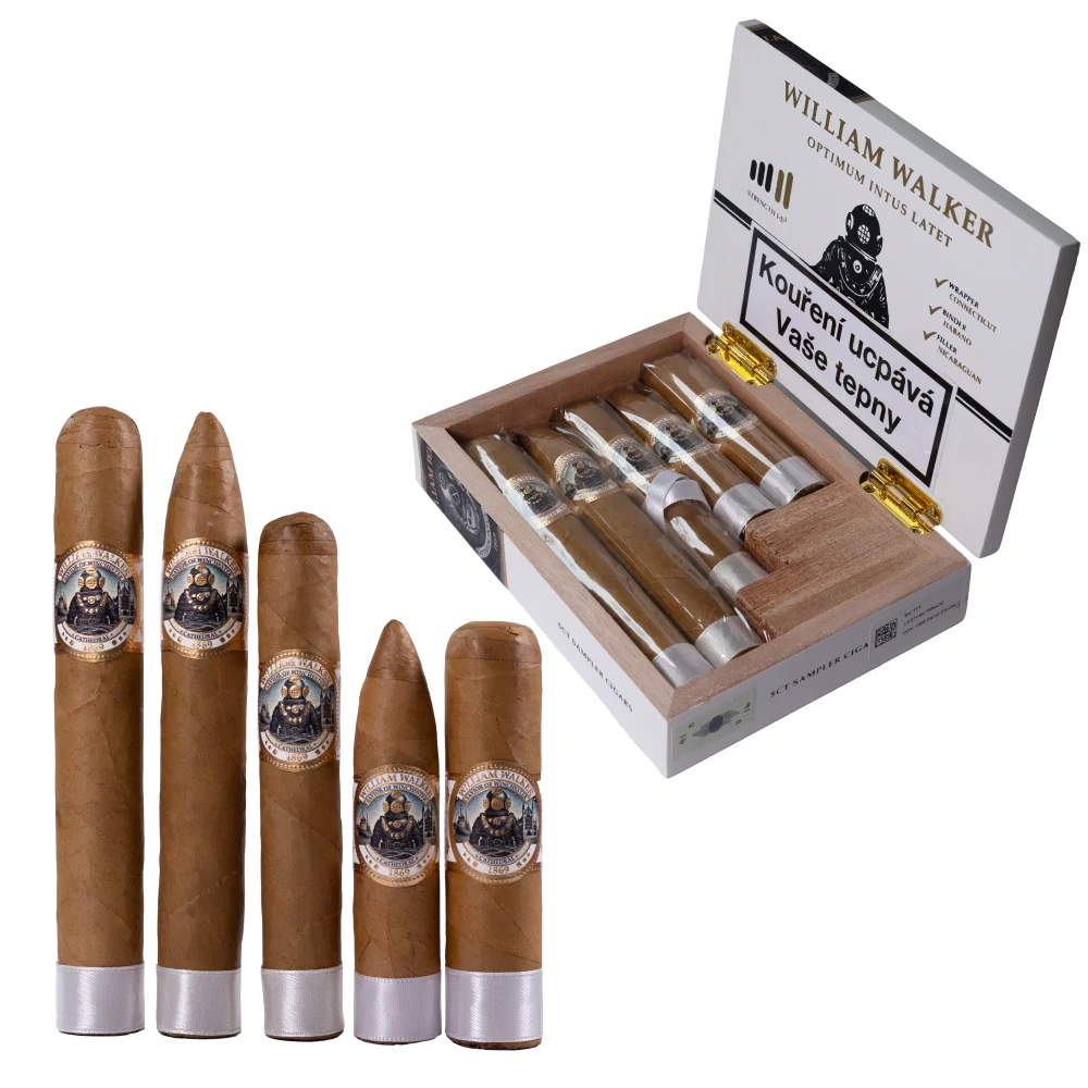Doutníky William Walker Sampler Connecticut, 5ks