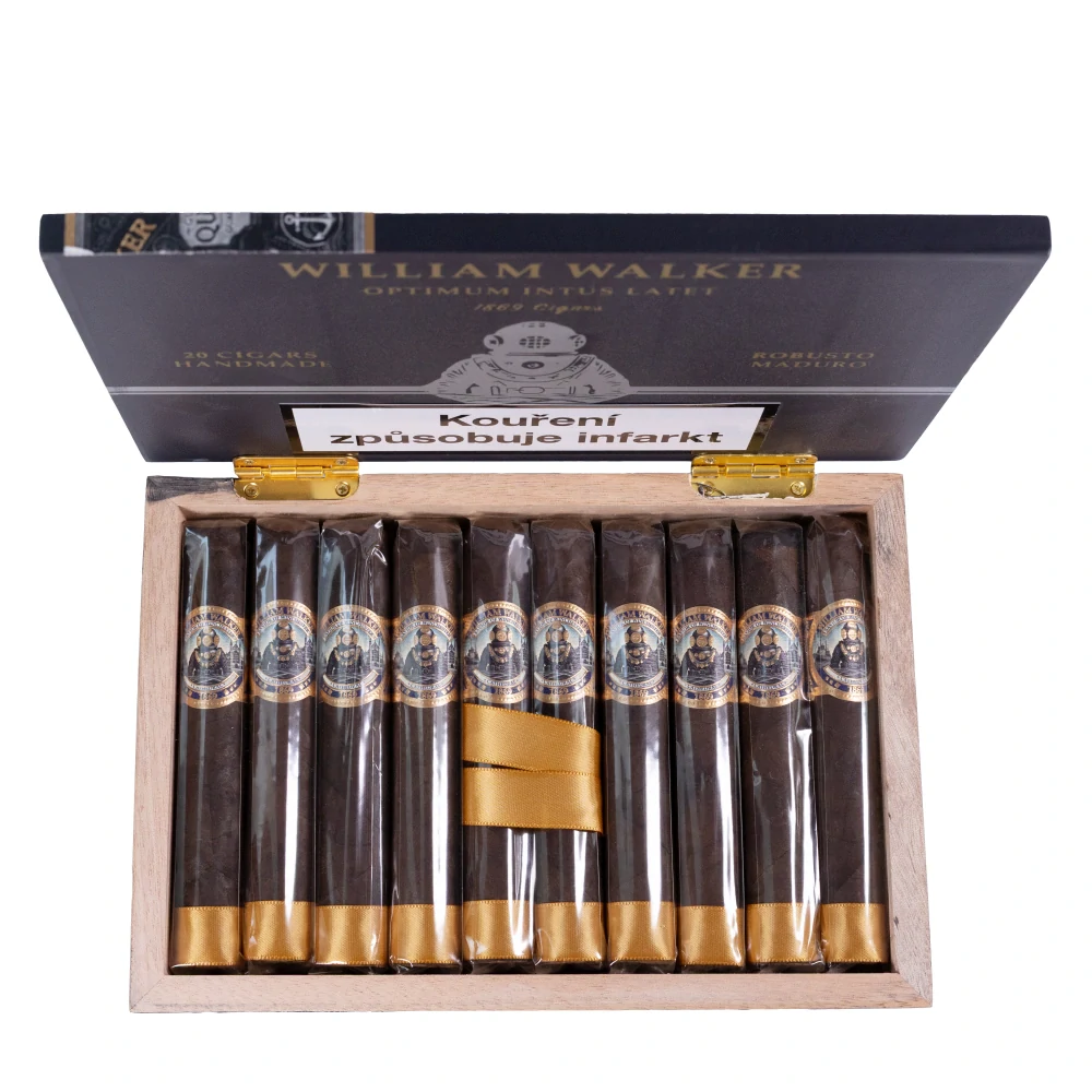 Doutníky William Walker Maduro Robusto, 20ks