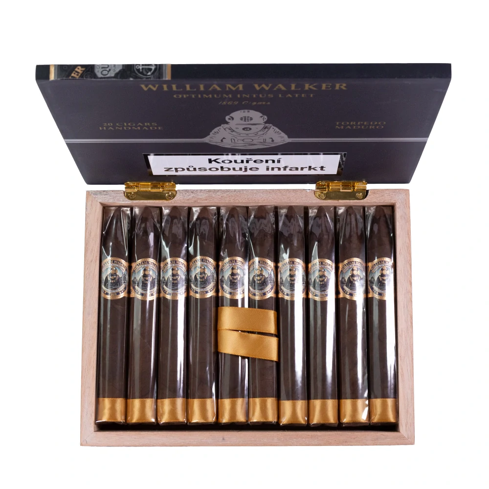 Doutníky William Walker Maduro Torpedo, 20ks
