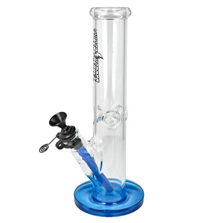 Skleněný bong Super Heroes Transparent Blue, 30cm