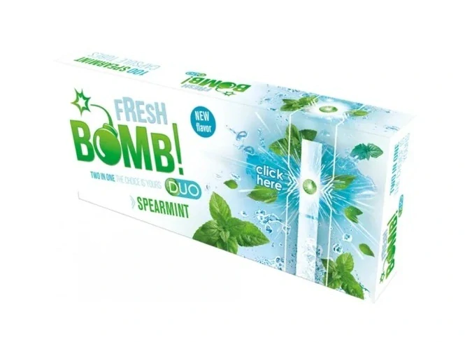 Cigaretové dutinky Fresh Bomb Spearmint s kapslí, 100ks