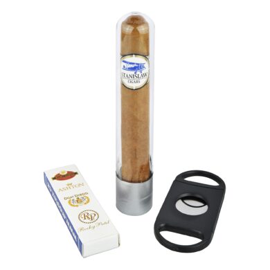 Doutník Stanislaw Robusto Classic Line Glass Set ořezávač a zápalky, 1ks