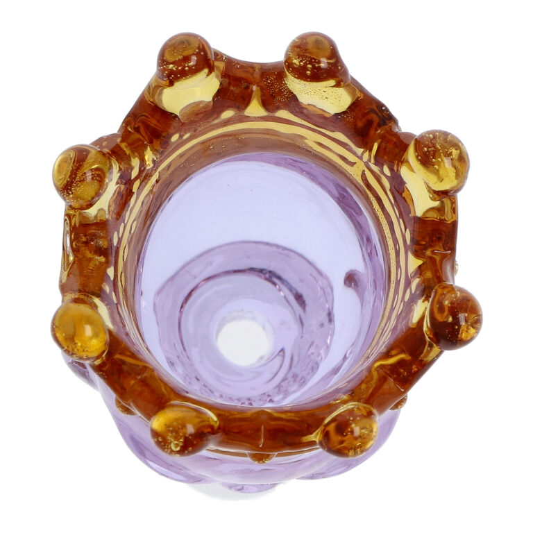 Náhradní kotlík do bongu Grace Glass Skull fialový 18,8mm
