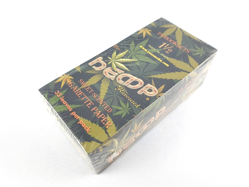 Hemp Flavoured cigaretové papírky 1 1/2 BOX