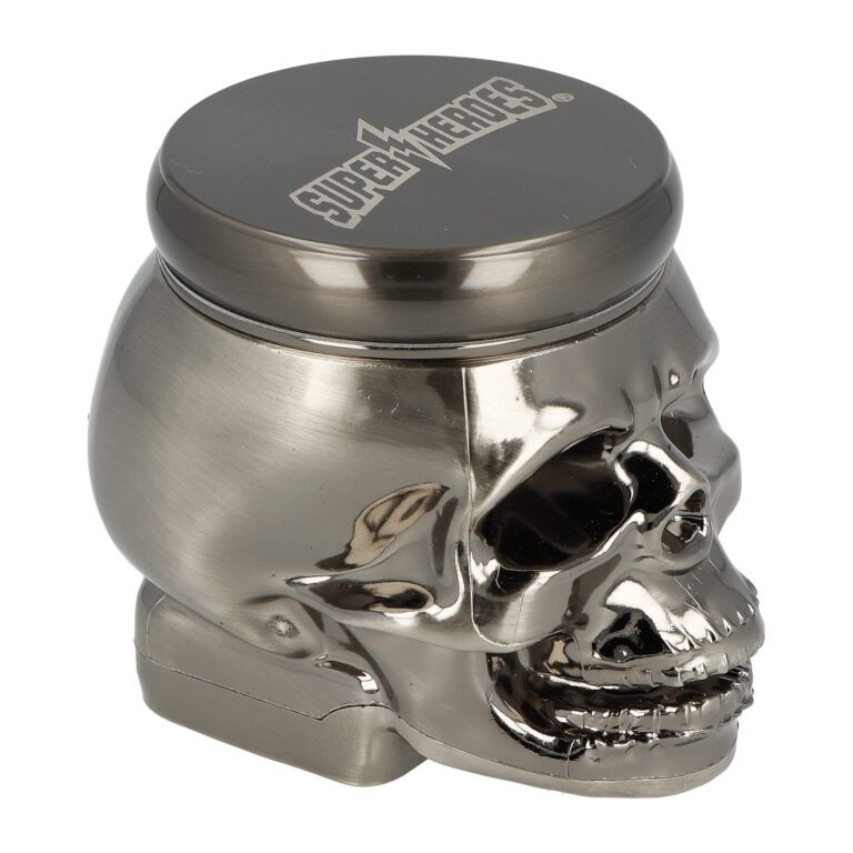 Drtič tabáku kovový Super Heroes Dark Skull, 55mm