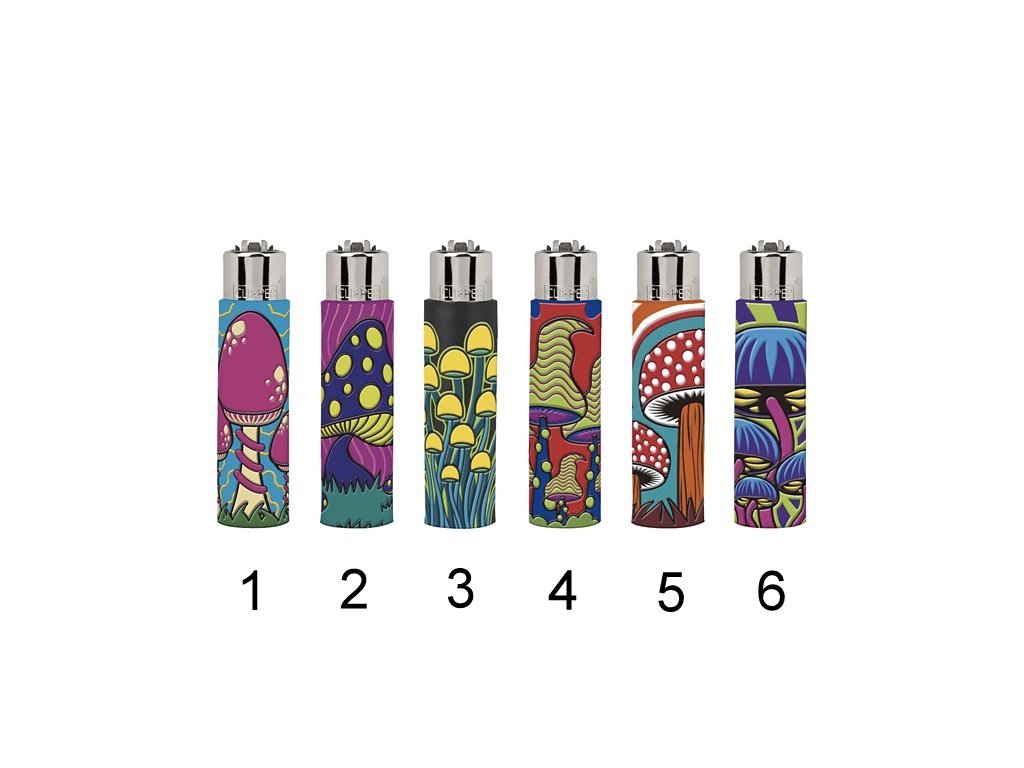 Zapalovač Clipper Pop Covers Color Mush 1ks