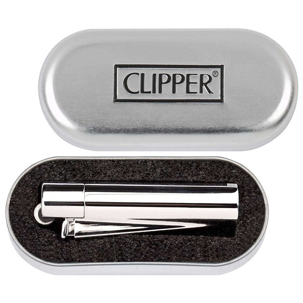 Zapalovač Clipper Silver+Giftbox, 1ks