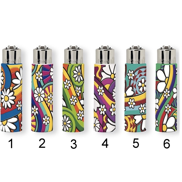 Zapalovač Clipper Pop Covers Hippie Rhythm, 1ks