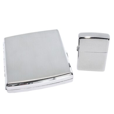 Zippo sada zapalovač, cigaretové pouzdro, 20cig. 