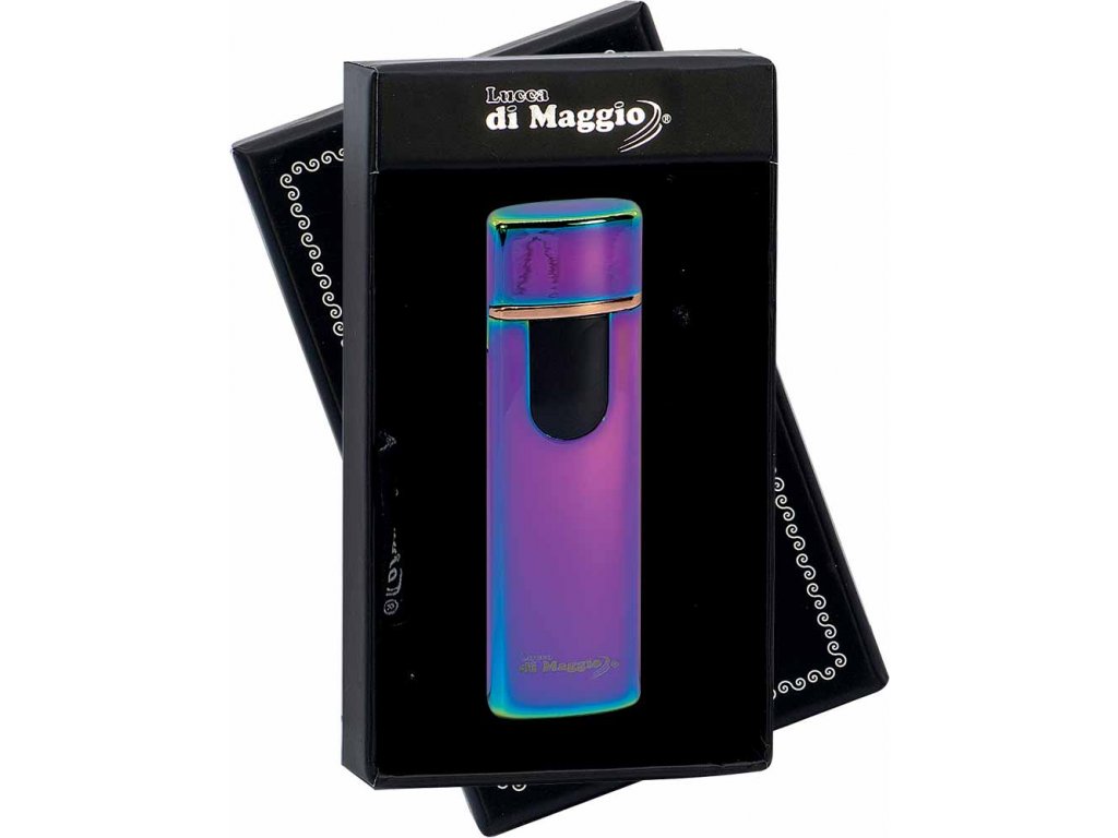 USB zapalovač Lucca di Maggio, úzký duhový