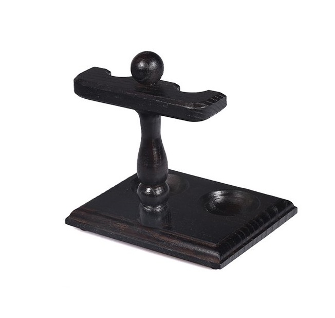 Stojánek na 2 dýmky BPK, dřevěný tmavý