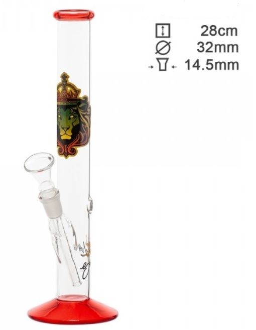 Skleněný bong Lion King, 25cm