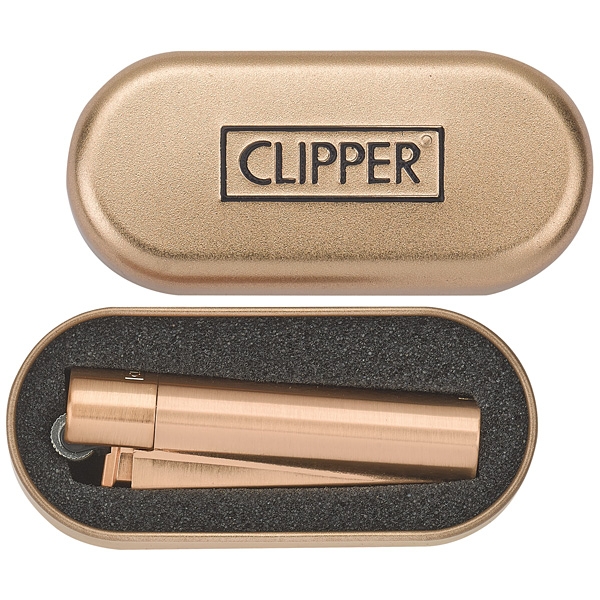 Zapalovač Clipper Rose Gold+Giftbox, 1ks