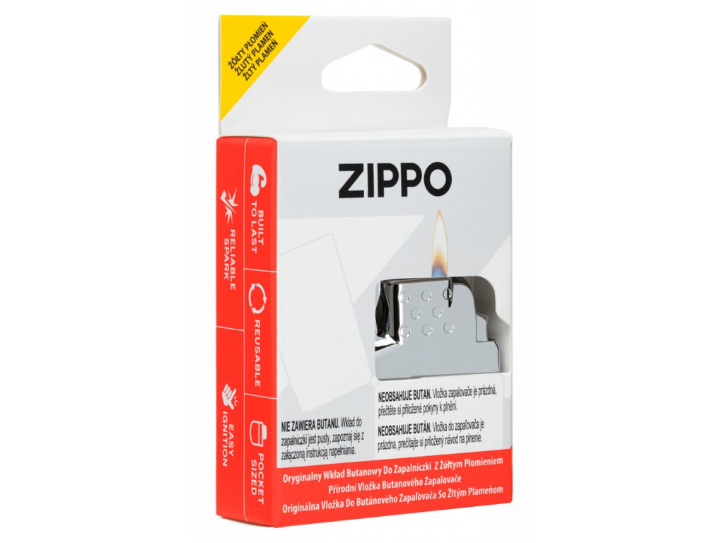 Zippo plynový insert do zapalovače, žlutý plamen