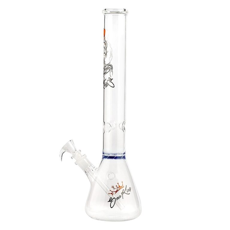 Skleněný bong s perkolací SmoKing Lion, 45cm