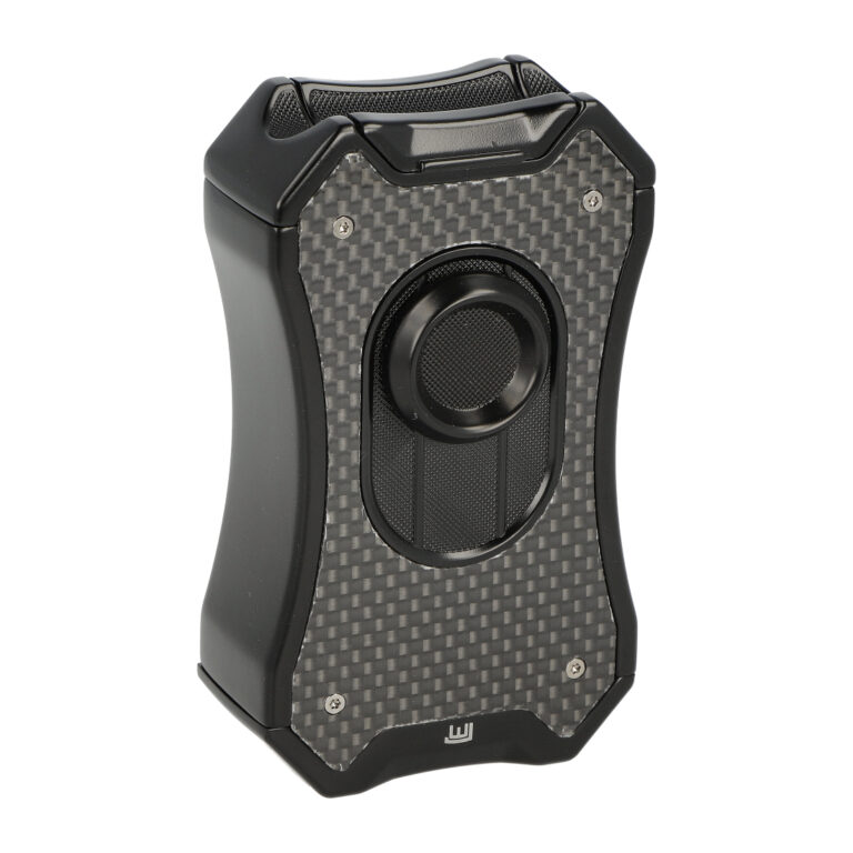 Doutníkový zapalovač Winjet Gladiator 4xJet, black real carbon