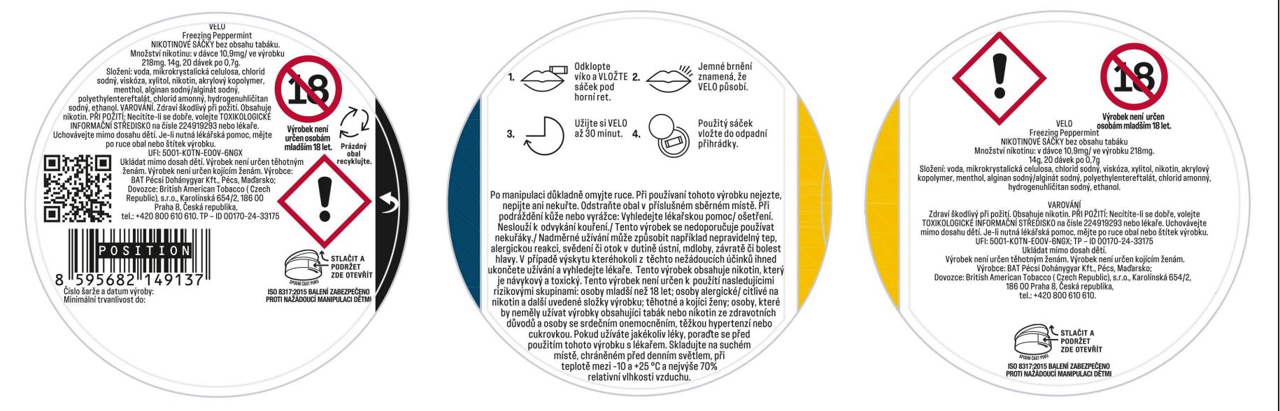 Velo Peppermint Strong (X-Freeze)  15,5 mg/g