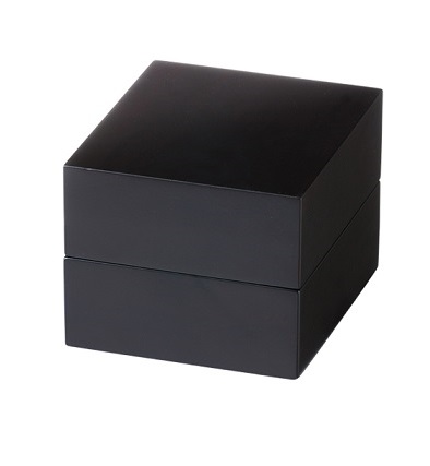 Dýmkový popelník na 2 dýmky dřevěný, černohnědý