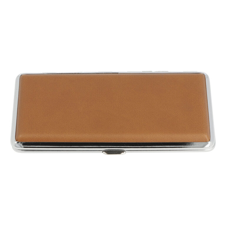 Cigaretové pouzdro PVC Cognac, 120mm