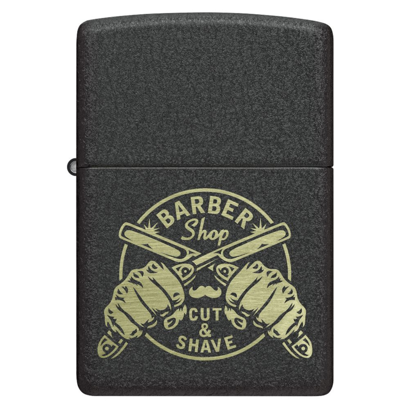Zapalovač Zippo Barber Shop Design, matný