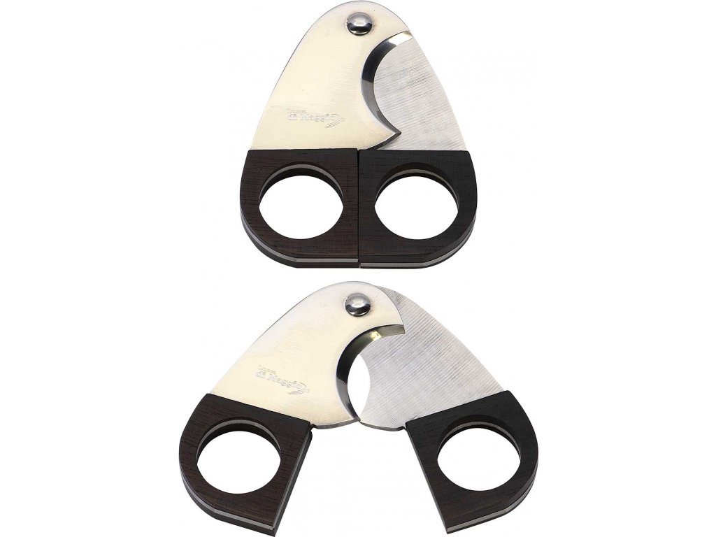 Nůžky na doutníky, dřevo-kov