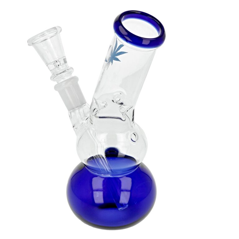 Skleněný bong Super Heroes Bowls Blue, 18cm