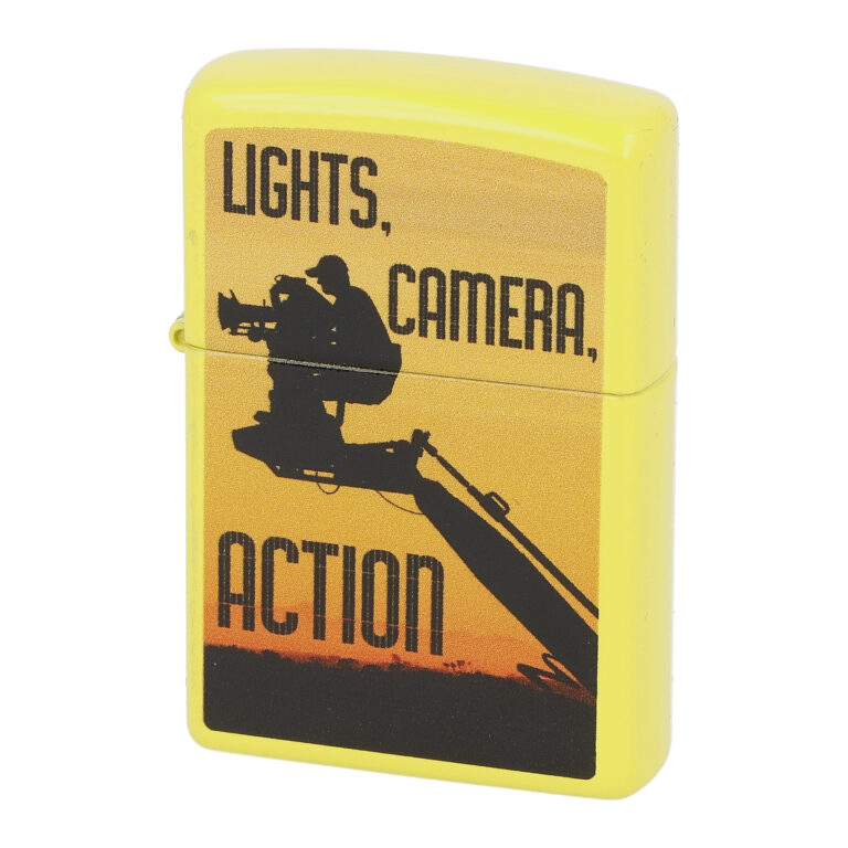Zapalovač Zippo Camera Man, lesklý