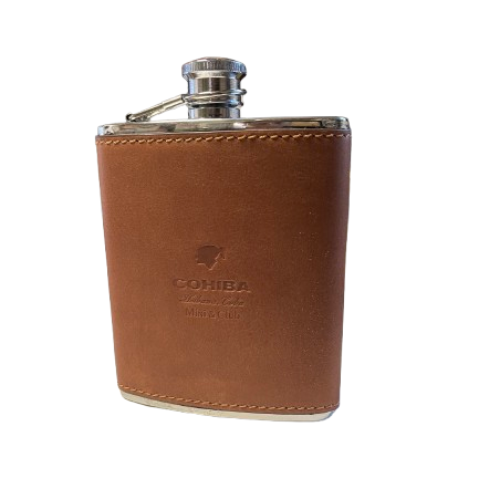 Placatka Cohiba hnědá kůže, 210ml