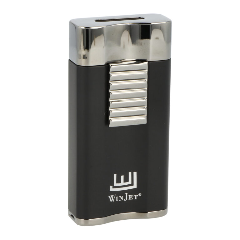 Doutníkový zapalovač Winjet Premium Flat Dark Black