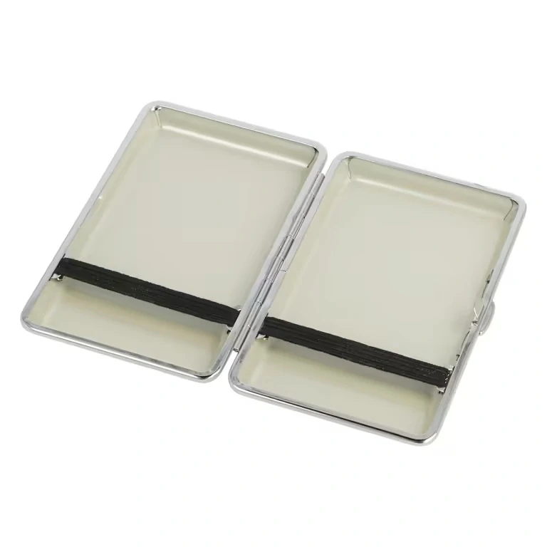 Cigaretové pouzdro Emboss béžové, 100mm, 16 cigaret