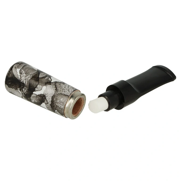 Cigaretová špička BPK hruška Slim, černo-bílá, 6mm