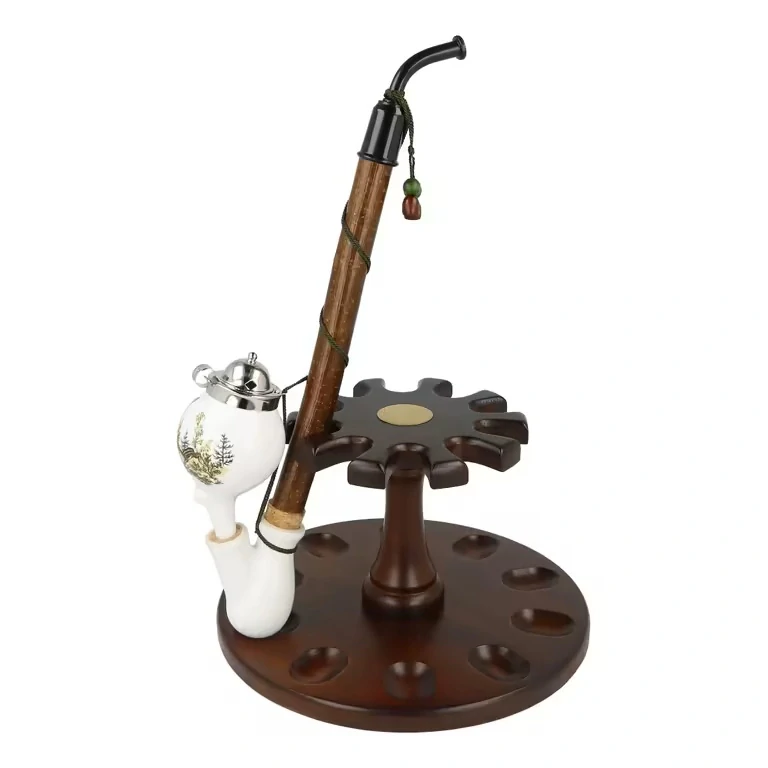 Dýmka keramická BPK 89-427.22 Srnka s mláďaty, 310mm