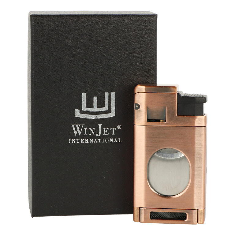 Doutníkový zapalovač Winjet Pemium 3xjet, copper