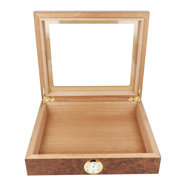 Humidor na doutníky Set 15D hnědý, 26x22x7cm