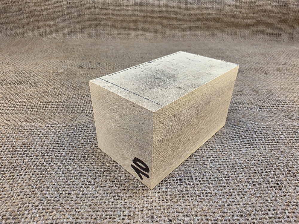 Přířez z citronovníku na výrobu dýmky  s prasklinou (CT10)