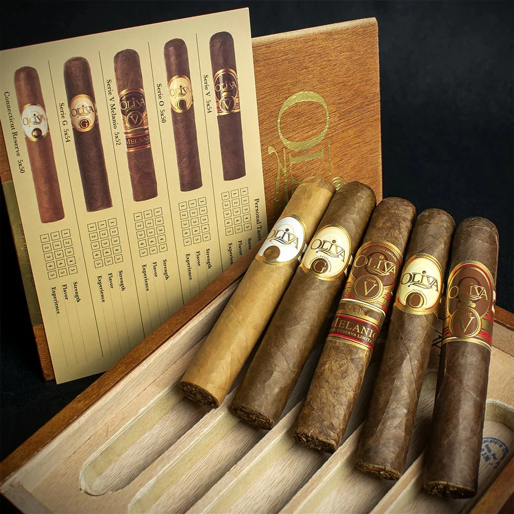 Doutníky Oliva Sampler International Robusto Variety, 5ks