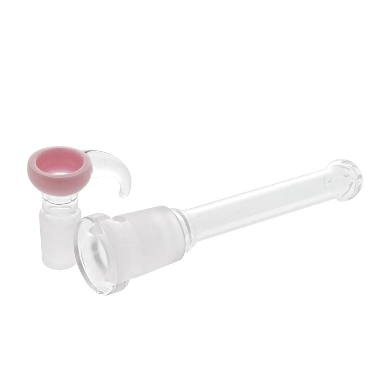 Skleněný bong s perkolací Grace Glass Golden LE Pink, 48cm