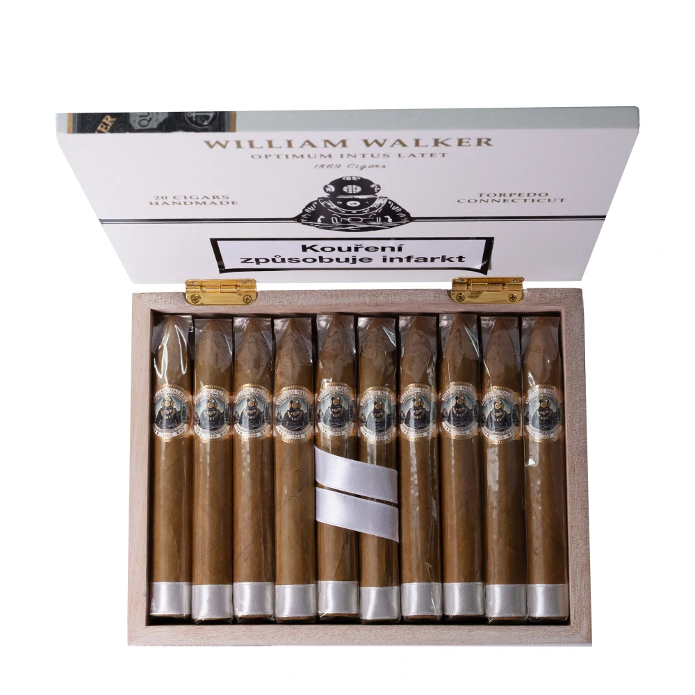 Doutníky William Walker Connecticut Torpedo, 1ks