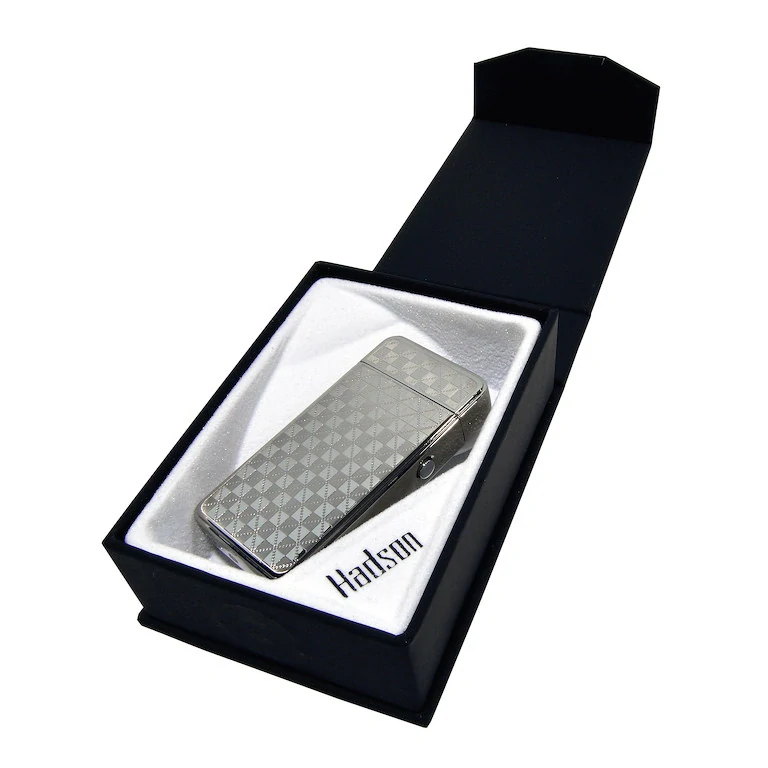 USB zapalovač Hadson Anemoi Arc, el. oblouk, chrom