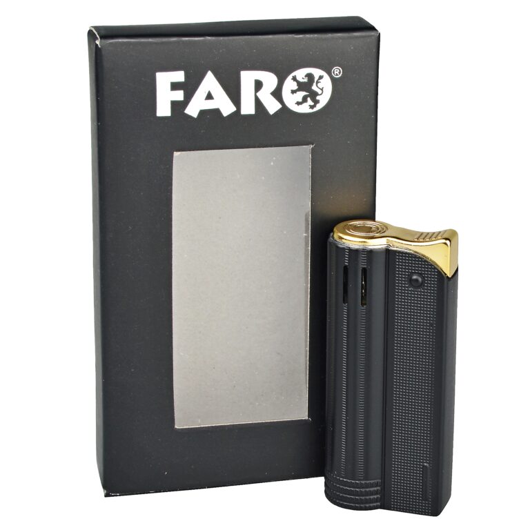 Zapalovač Faro Round Black