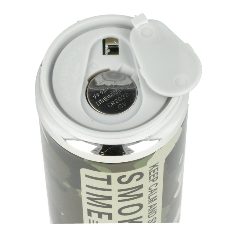 Popelník do auta Angelo Tin, LED - Šedý