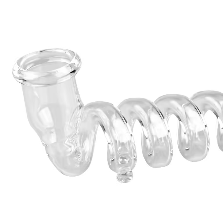 Šlukovka skleněná Kawum Spiral, 18cm